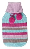 Kitchen & Housewares : Stripped Bobble Knitted Hot Water Bottle