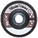 Weiler Big Cat High Density Abrasive Flap Disc, Type 27, Round Hole, Phenolic Backing, Aluminum Oxide