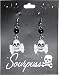 Skull & Crossbones Drop Earrings from Sourpuss Clothing