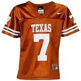 Nike Texas Longhorns #7 Youth Girls Replica Football Jersey - Burnt Orange (Small)