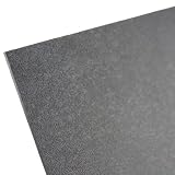 ABS Plastic Sheet - .125 / 1/8 Thick, Black, 12 x 12 - Pick: Color, Thickness, Size