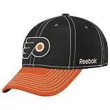 NHL Men's Philadelphia Flyers Winter Classic Structured Flex Fit Hat (Black, Small/Medium)