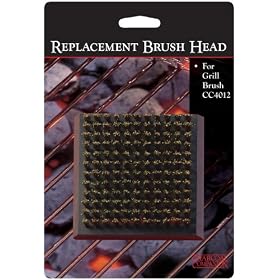 Charcoal Companion Big Head Grill Brush Replacement Head (CC4012) by 