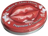 Before & After Mints, Peppermint & Chocolate Gift Heart, 0.58-Ounce Tins (Pack of 9)