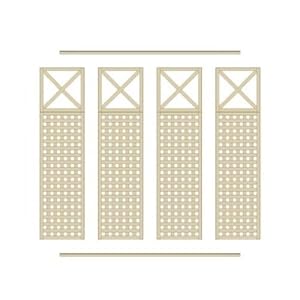 Yardistry Privacy Panel Kit 4-High