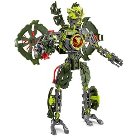 Mega Bloks - Neo Shifters Robot -Scar Dorn -Green-Templar Warrior