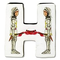 Knights & Dragons Wooden Letter - H