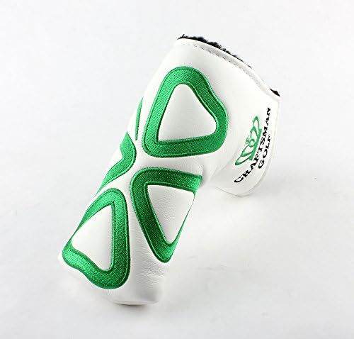 Casar Golf Big Lucky Clover Velcro Closure Golf Putter Cover Headcover for Taylormade Scotty Cameron Adams Ping Odyssey Blade