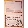 50 Ballonflugkarten Frisch verheiratet -90032-