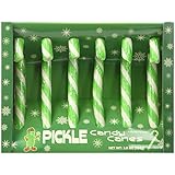 Fancy Pickle flavored Candy Canes, 3.8 OZ