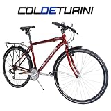 Col de Turini Rhone 700c Commuter Bike - Red - Unisex - 21