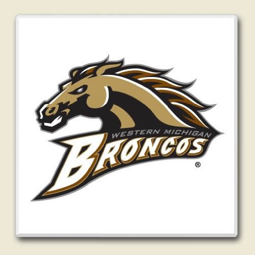 Western Michigan Broncos NCAA Stone Coaster Set of 4