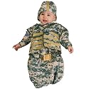 Newborn (0-9 Months) Soldier Costume Bunting