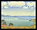 Ferdinand Hodler (The Geneva Lake from Chexbres) Framed Art Poster Print - 11 X 17