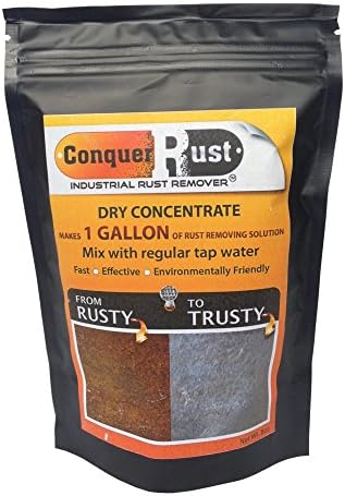 ConquerRust! Safe, Powerful, Effective Rust Remover Similar to Evapo-Rust Dry Concentrate Formula (40-Gallon)