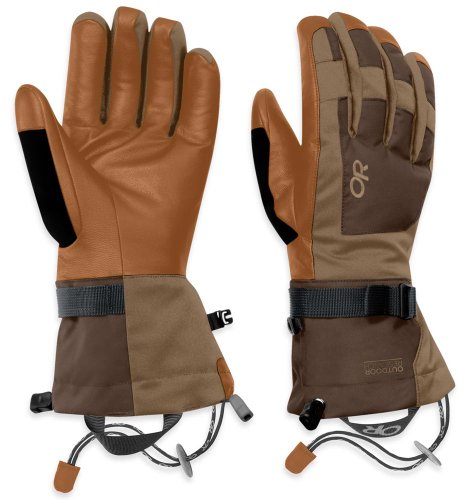 Outdoor Research Men's Revolution Gloves, Earth/Café, Large On Sale