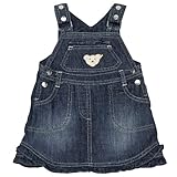 Steiff Unisex - Baby Rock Latzrock 0006845, Gr. 104, Blau (dark blue denim 0012)