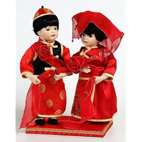 Click here to buy TON-TON and NA-NAN 12 Asian Duck House Doll ~Retired by Duck House Dolls.