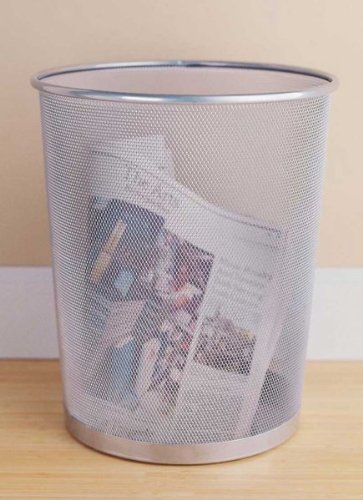 Mesh Wastebasket (Mesh Silver) (15