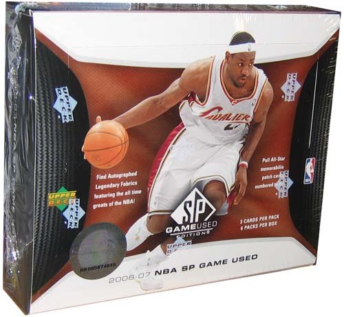 2006/07 Upper Deck SP Game Used Basketball Hobby Box