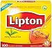 Lipton Yellow Label Orange Pekoe Teabags, 100-Count Box (Pack of 6)