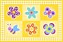 LA Rug Flowerland 19-by-29-Inch Nylon Area Rug
