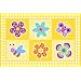 LA Rug Flowerland 19-by-29-Inch Nylon Area Rug