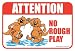 Rex Otter Pool Sign - No Rough Play