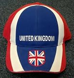 Children's / Kid's UNISEX (100% Brushed Thick Cotton Drill) Designer-Style Union Jack Baseball Cap - Patriotic For The Olympics, Queen's Jubilee, Or Just To Wear Your Hat With Pride