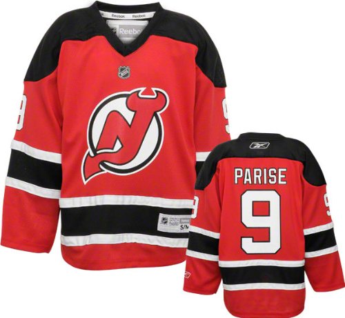 Zach Parise New Jersey Devils Youth Screen Print Reebok Jersey (Youth  L/XL)