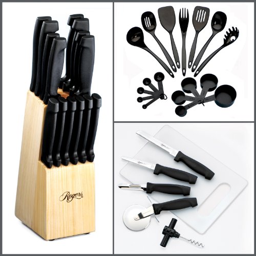 Rogers 44-Piece Cutlery Set and Kitchen Gadgets
