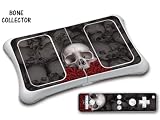 New Protective Skin for Nintendo Wii Fit Balance Board with E Shock impact protection - Bonecollector Black
