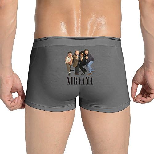 WuTang Men's Seinfeld Nirvana Kurt Cobain Samsara Cotton Panties Knickers Ash L