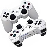 PS3 WIRELESS DUALSHOCK PLAYSTATION 3 SIXAXIS BLUETOOTH CONTROLLER - GENERIC / 3RD PARTY (WHITE)