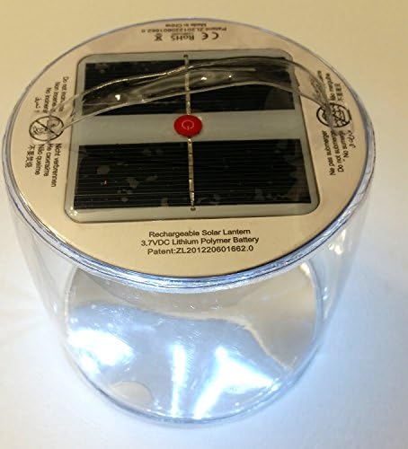 Solar Powered LED Lantern ● Inflatable and Collapsible ● reflective bottom ● 8 Hours of Light ● Great for Camping/Hiking/ Backpacking/ Emergency Light● 100% Moneyback Guarantee!