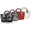 Chinese Laundry Zebra Handle Zipper Oversized Tote
