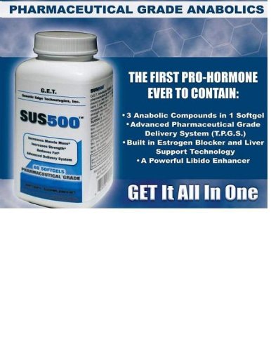 SUS500-G.E.T. (Genetic Edge Technologies) Anabolic Muscle Building Compound, 60 Softgels