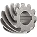 Boston Gear H1010R Plain Helical Gear, 45 Degree Helix, 14.5 Degree Pressure Angle, 0.500 Bore, 10 Pitch, 10 Teeth, Steel, RH