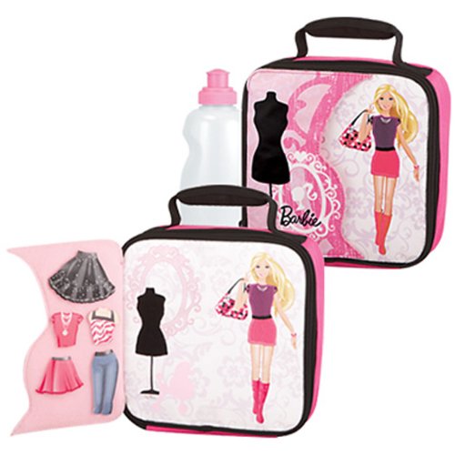 Thermos 5-Piece Barbie Novelty Dress Up Soft Lunch Kit