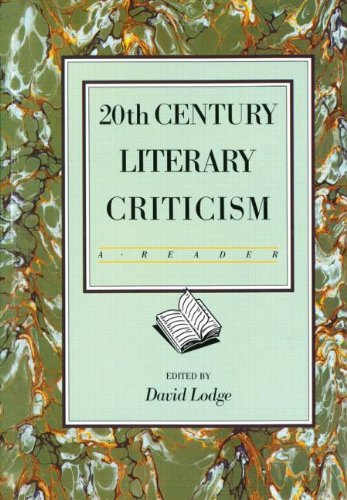 Twentieth Century Literary Criticism: A Reader