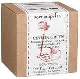 SerendipiTea Ceylon Green, Sri Lanka, Organic Green Tea, 4-Ounce Boxes (Pack of 2)