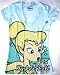 Disney Tinkerbell Tink Surprised Blue Juniors T-shirt
