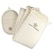Earth Essence Exfoliating Back Scrubber for Shower - #1 Exfoliating Scrubber Eliminates Acne & Cleanses Without Back Strain - Back Scrubber for Men & Women - Shower Scrubber with Premium Loofah Pad by Earth Essence