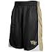 NCAA Wake Forest Demon Deacons Black Vector Workout Shorts