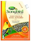 Scotts 1025115 Songbird Selections Wild Finch and Small Songbird Seed Blend 8-Pound