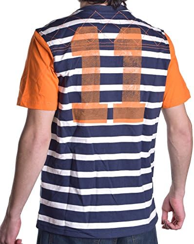 Prpgnda Men's Stripe Henley Tee Shirt Size 2XL