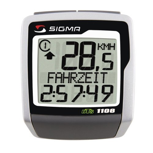 SIGMA SPORT Bike Computer BC 1106 DTS kabellos