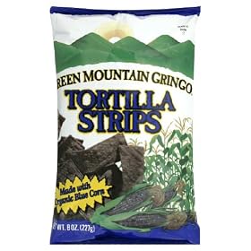 Green Mountain Organic Blue Tortilla Strips ( 12x8 OZ)