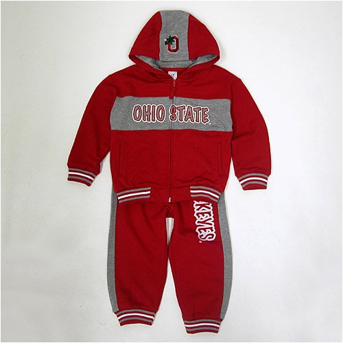 Buy Ohio State Buckeyes Full Zip Toddler Hoody and Pant Set