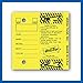Self Laminating Self Protecting Versa Tags Key Tags with Rings (250 per Box) (Yellow)
